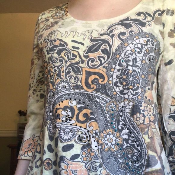 Funky Print Tee - Picture 1 of 4